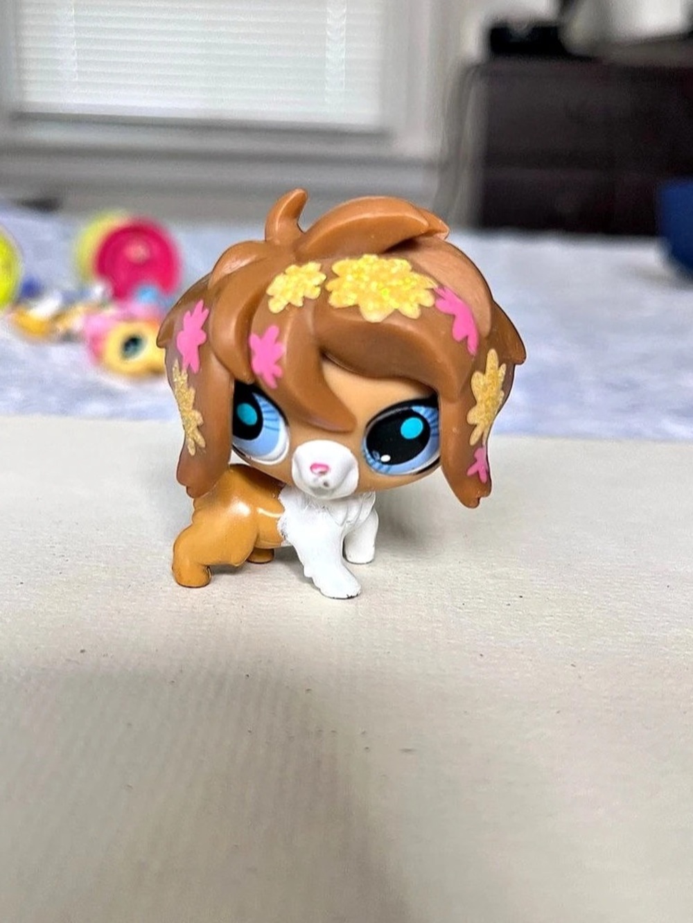 Hasbro Littlest Pet Shop Sheepdog #3124 Brown & White Figure